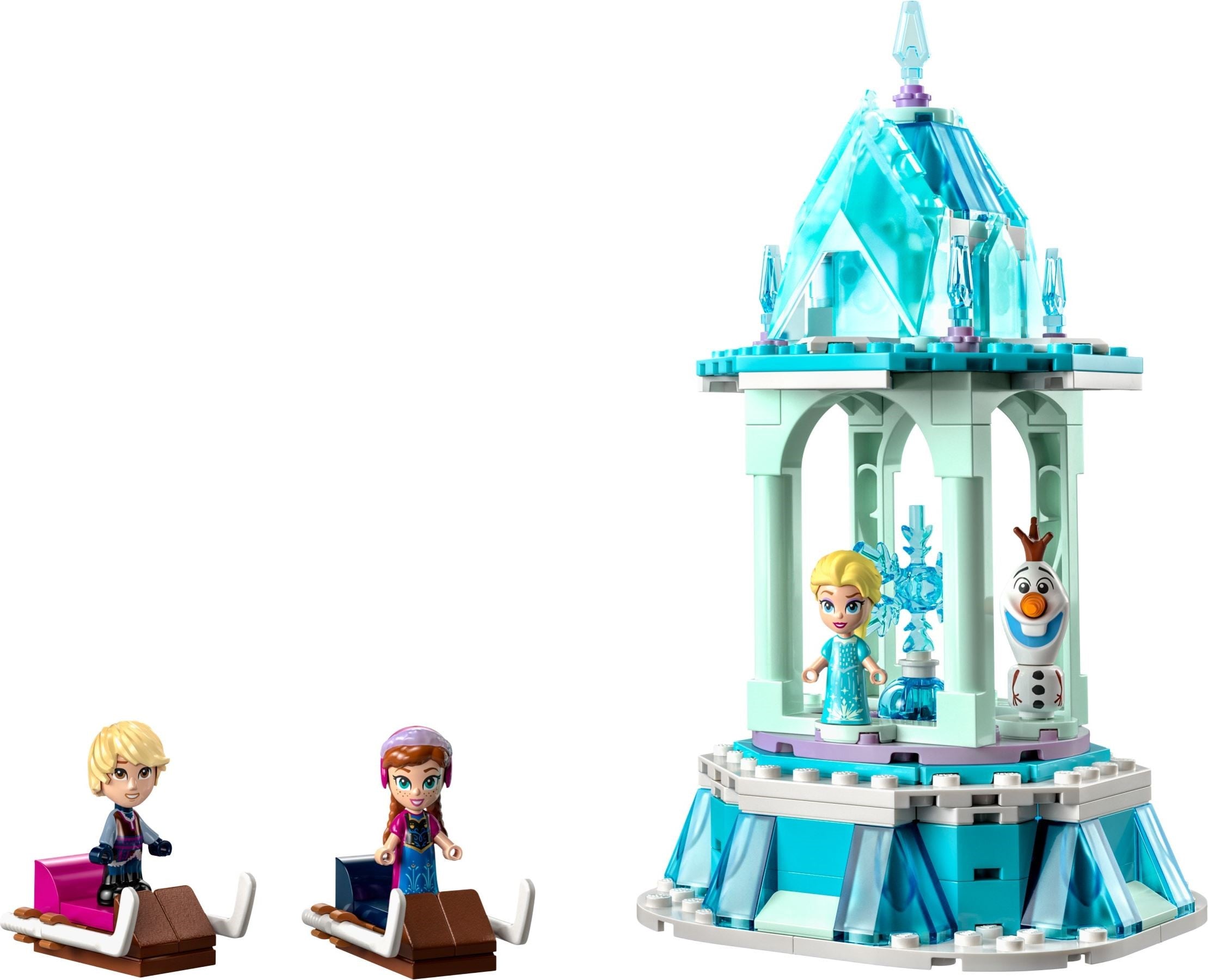 LEGO® Anna and Elsa's magical carousel