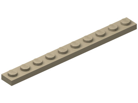 LEGO Plates (default) - 1x10