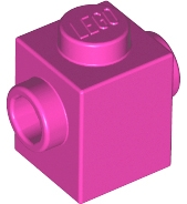 LEGO Bricks (modified) - 1 x 1 with 2 side knobs