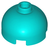 LEGO Bricks (modified) - 2 x 2 dome with X-axis holder