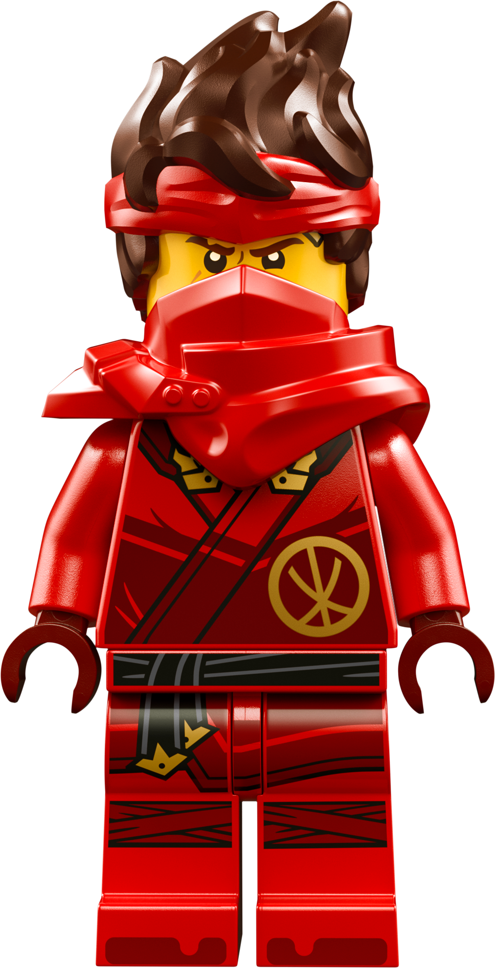 LEGO Minifigur Kai - Dragons Rising, Hair, Shoulder Pads (njo0882) – neu
