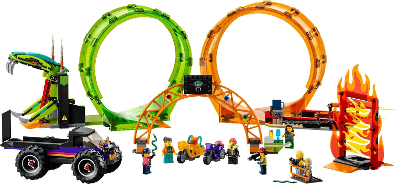 LEGO® stunt show double loop