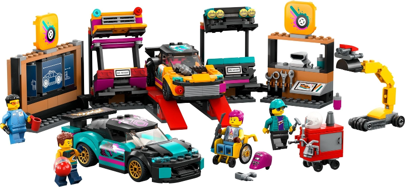 LEGO® car repair shop