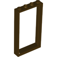 LEGO stones (modified) - door frame 1 x 4 x 6 with 2 holes in the floor and the top