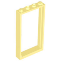 LEGO stones (modified) - door frame 1 x 4 x 6 with 2 holes in the floor and the top