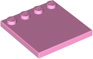 LEGO tiles (modified) - 4 x 4 with knobs on the edge