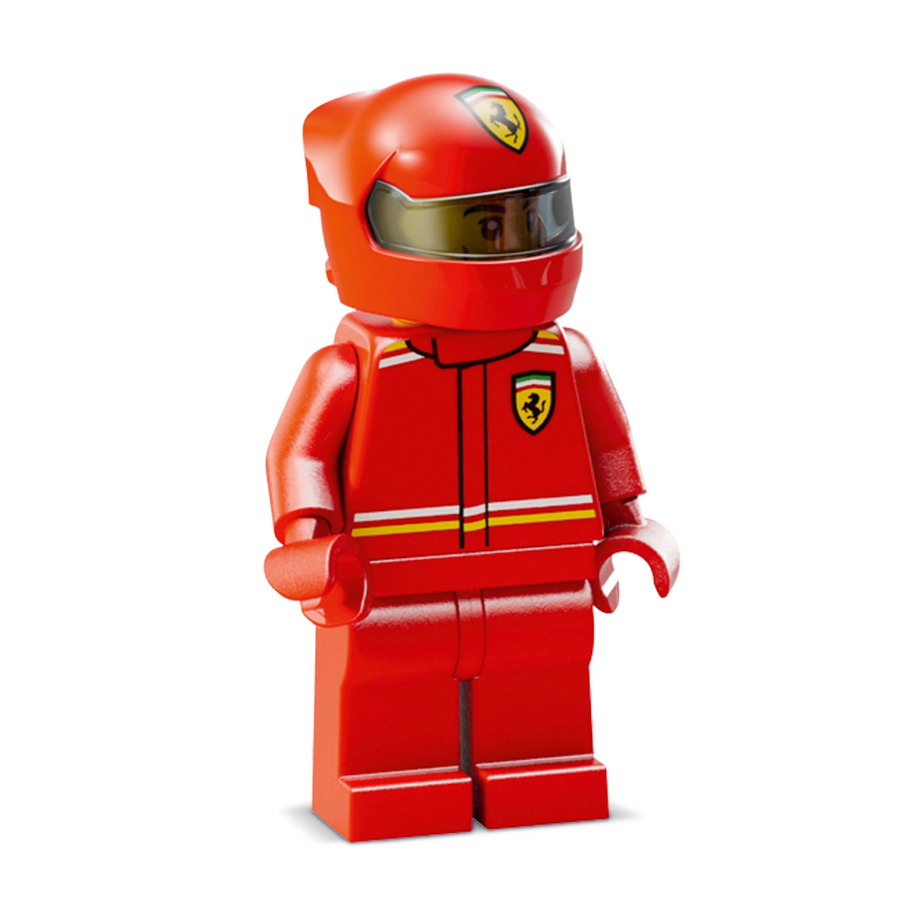 LEGO Minifigur Ferrari SF-24 Driver – Speed Champions (sc122) – neu
