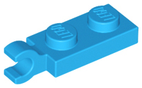 LEGO Plates (modified) - 1 x 2 with horizontal clip