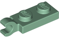 LEGO Plates (modified) - 1 x 2 with horizontal clip