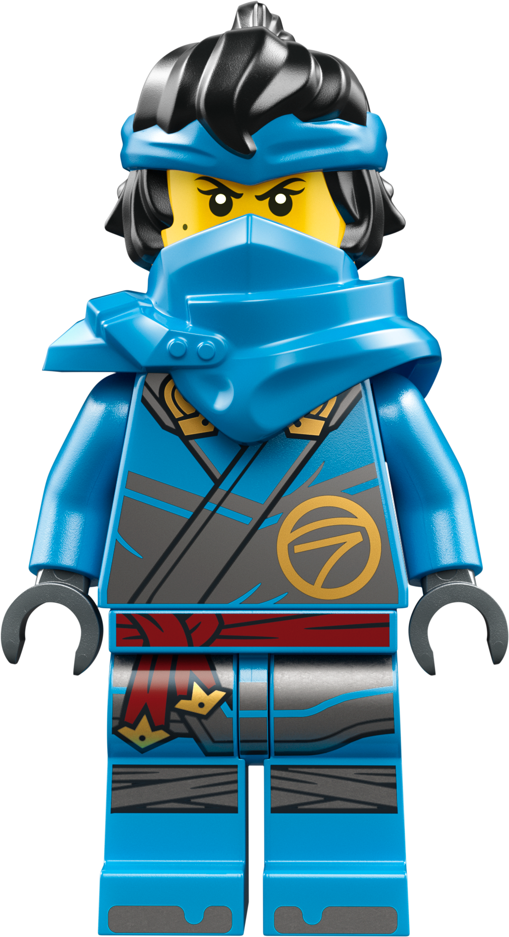 LEGO Minifigur Nya - Dragons Rising, Hair, Shoulder Pads (njo0881) – neu