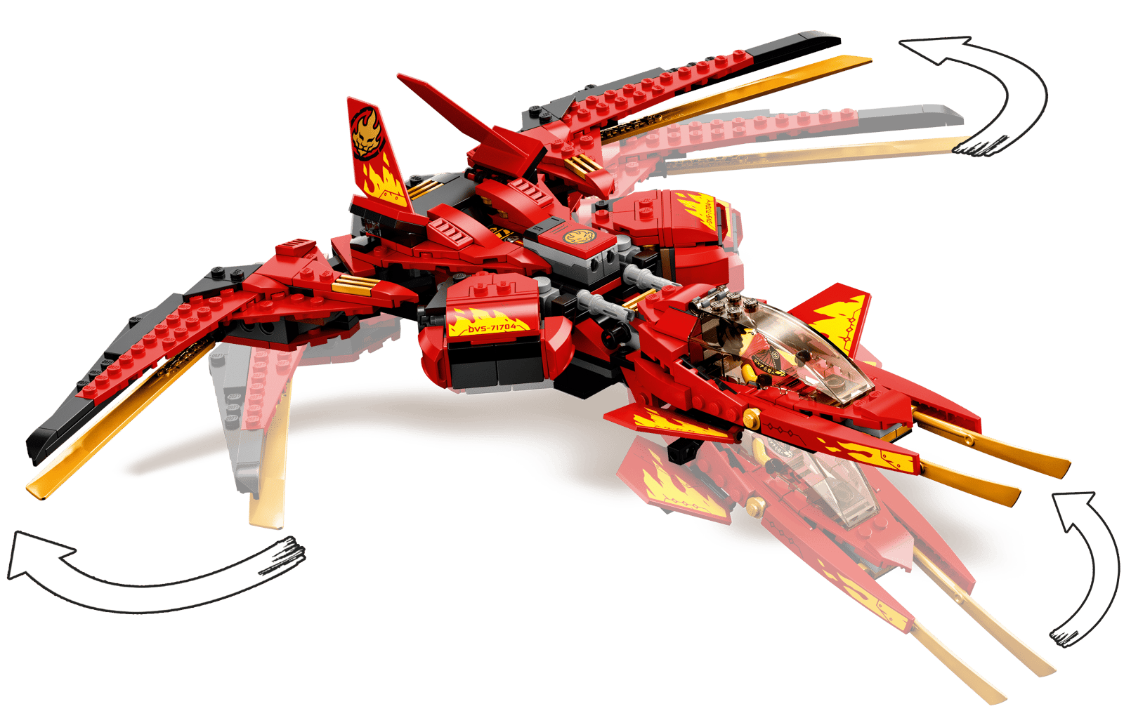 LEGO Ninjago Sets - Kai's super jet
