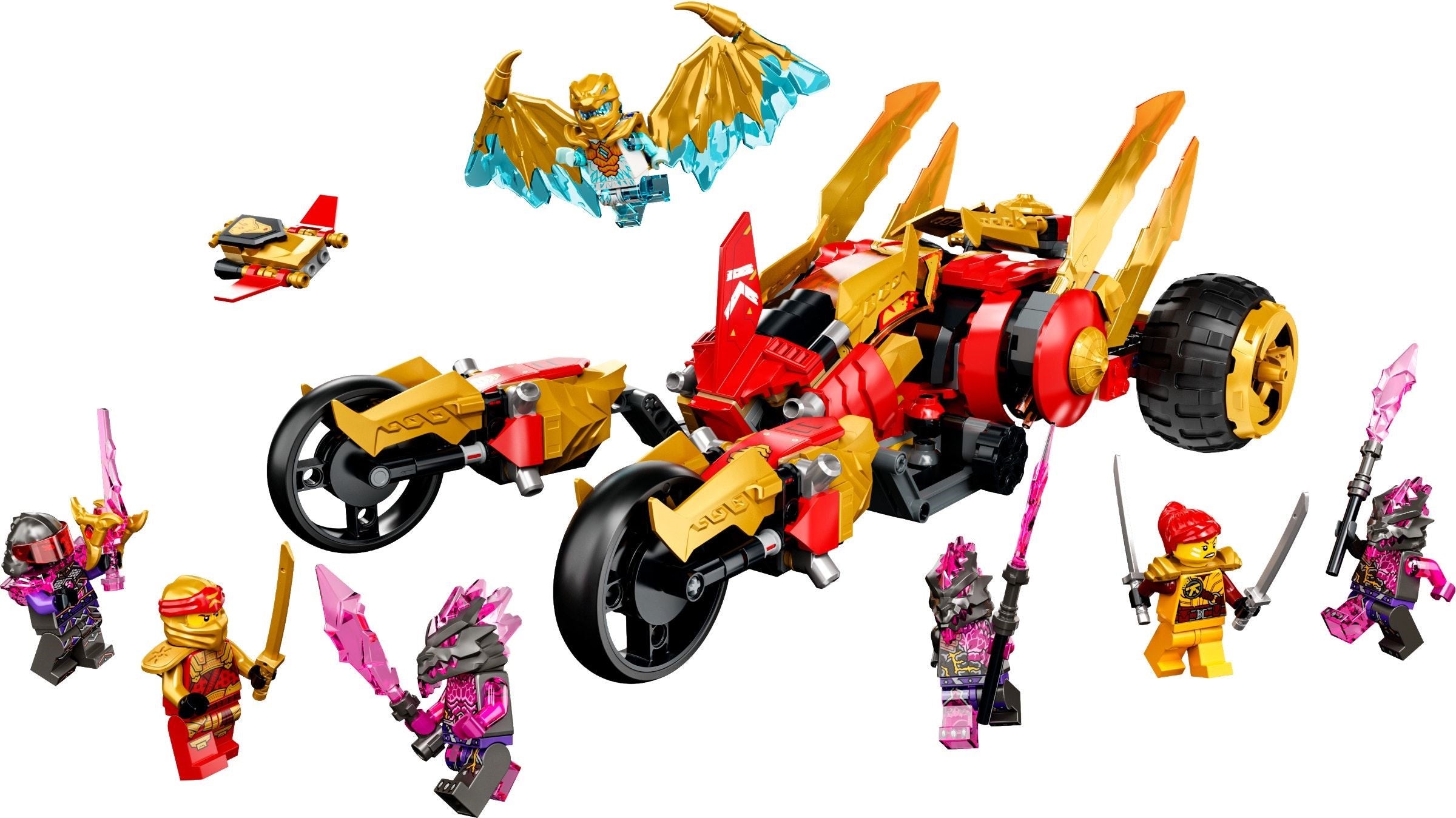LEGO® Kai's Gold Dragon Raider