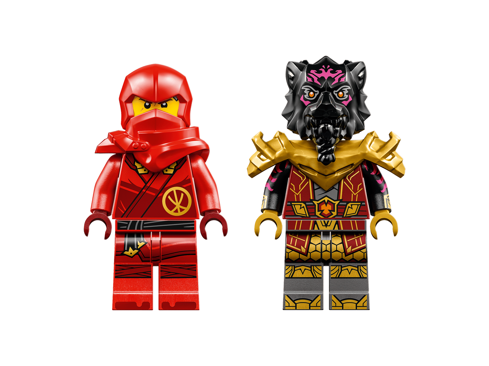LEGO® chase with Kai's speedster and Ras' motorcycle