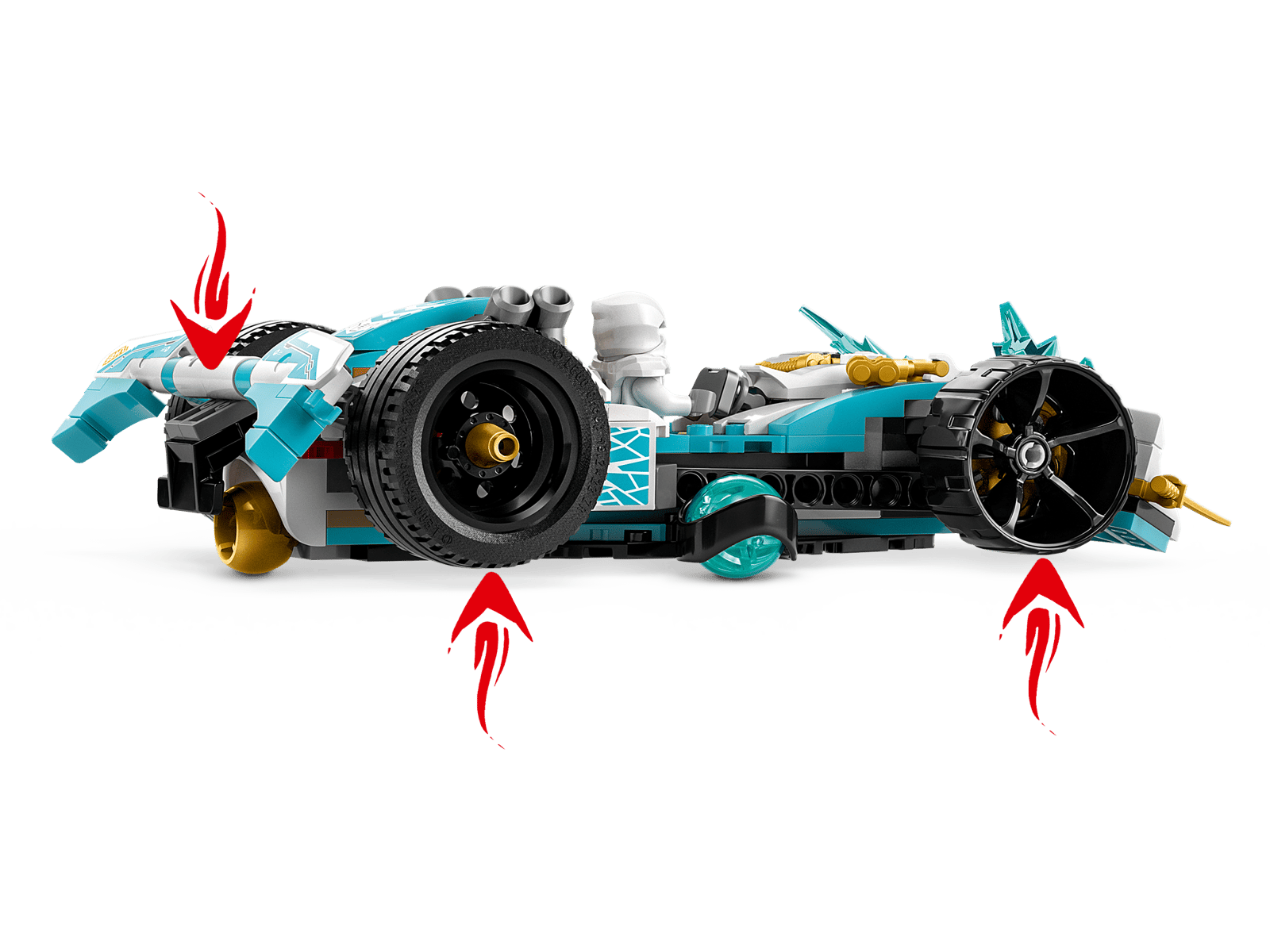 LEGO® Zane's Dragon Power Spinjitzu racing car