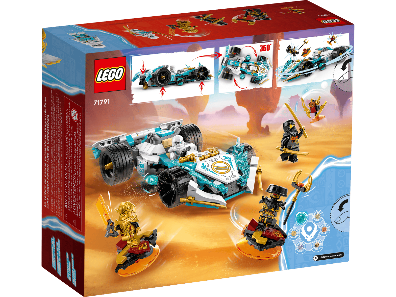 LEGO® Zane's Dragon Power Spinjitzu racing car