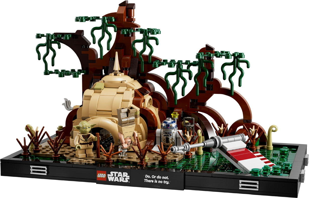 LEGO® Jedi ™ training on Dagobah ™ - Diorama
