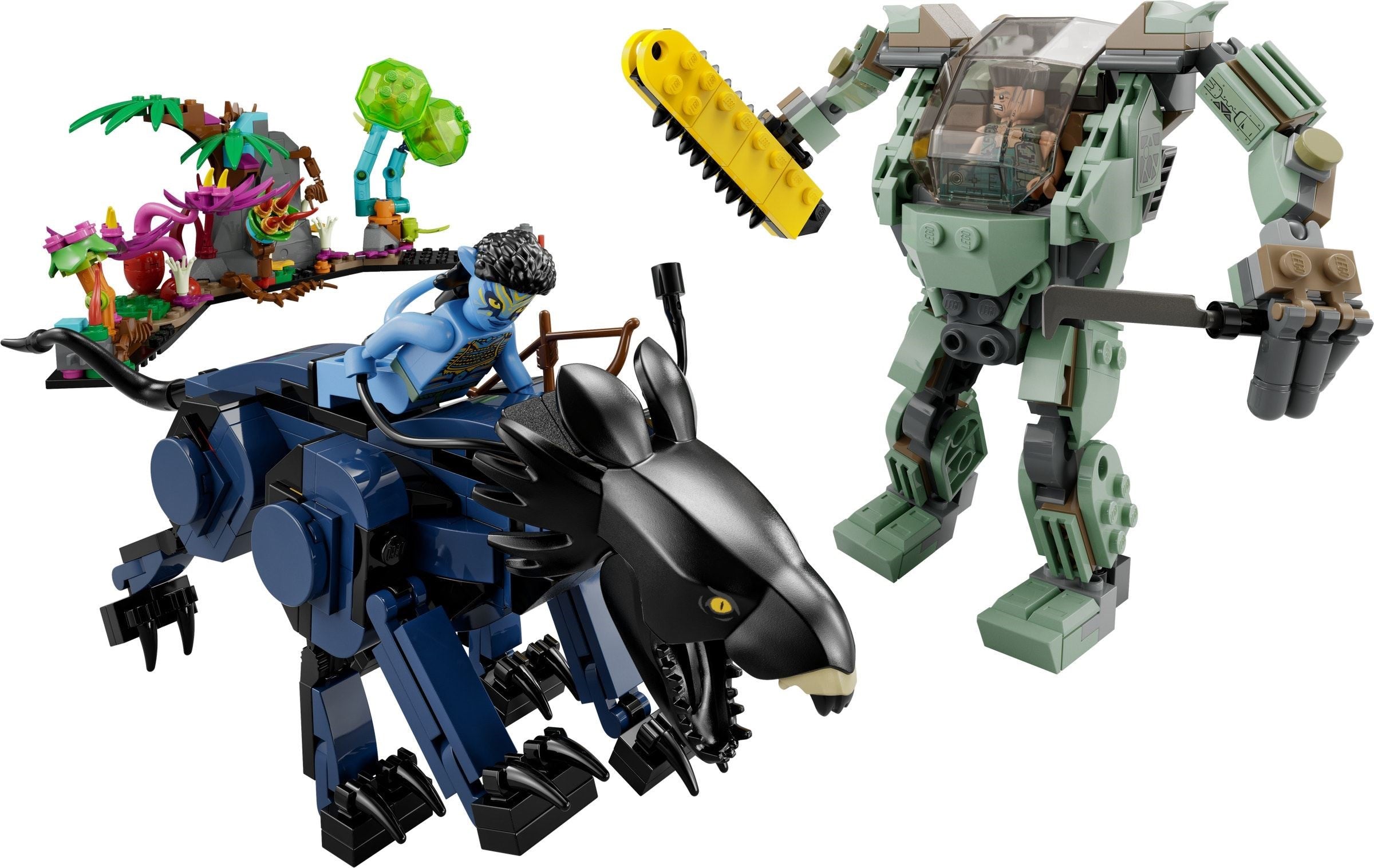 LEGO® Neytiri und Thanator vs. Quaritch im MPA