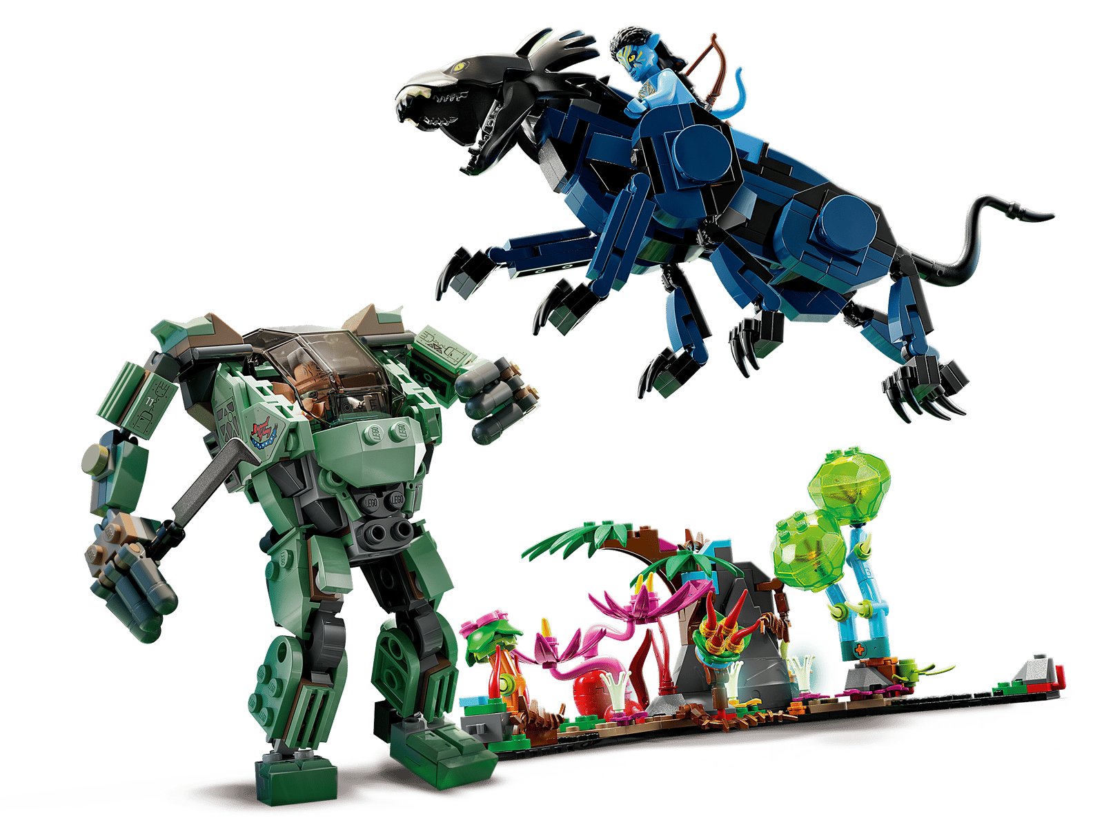 LEGO® Neytiri und Thanator vs. Quaritch im MPA