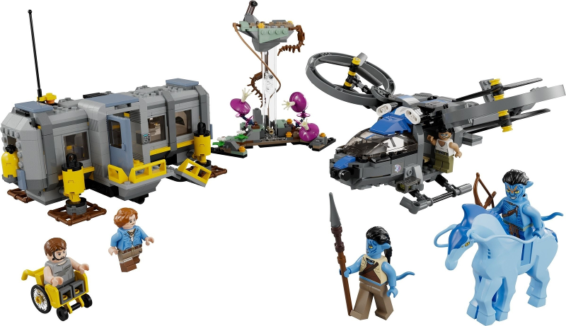 LEGO® floating mountains: Site 26 and RDA Samson