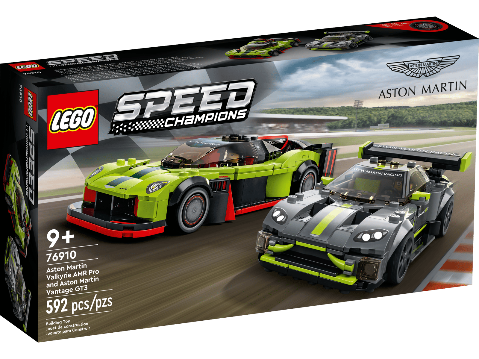 LEGO® Aston Martin Valkyrie AMR Pro & Aston Martin Vantage GT3