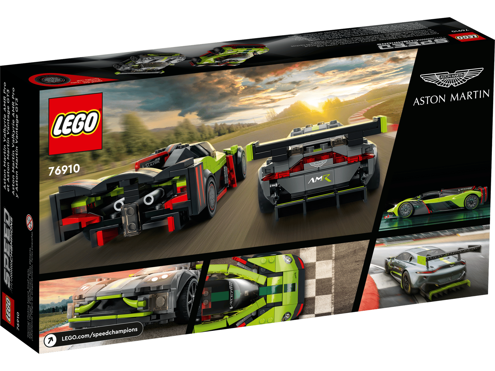 LEGO® Aston Martin Valkyrie AMR Pro & Aston Martin Vantage GT3