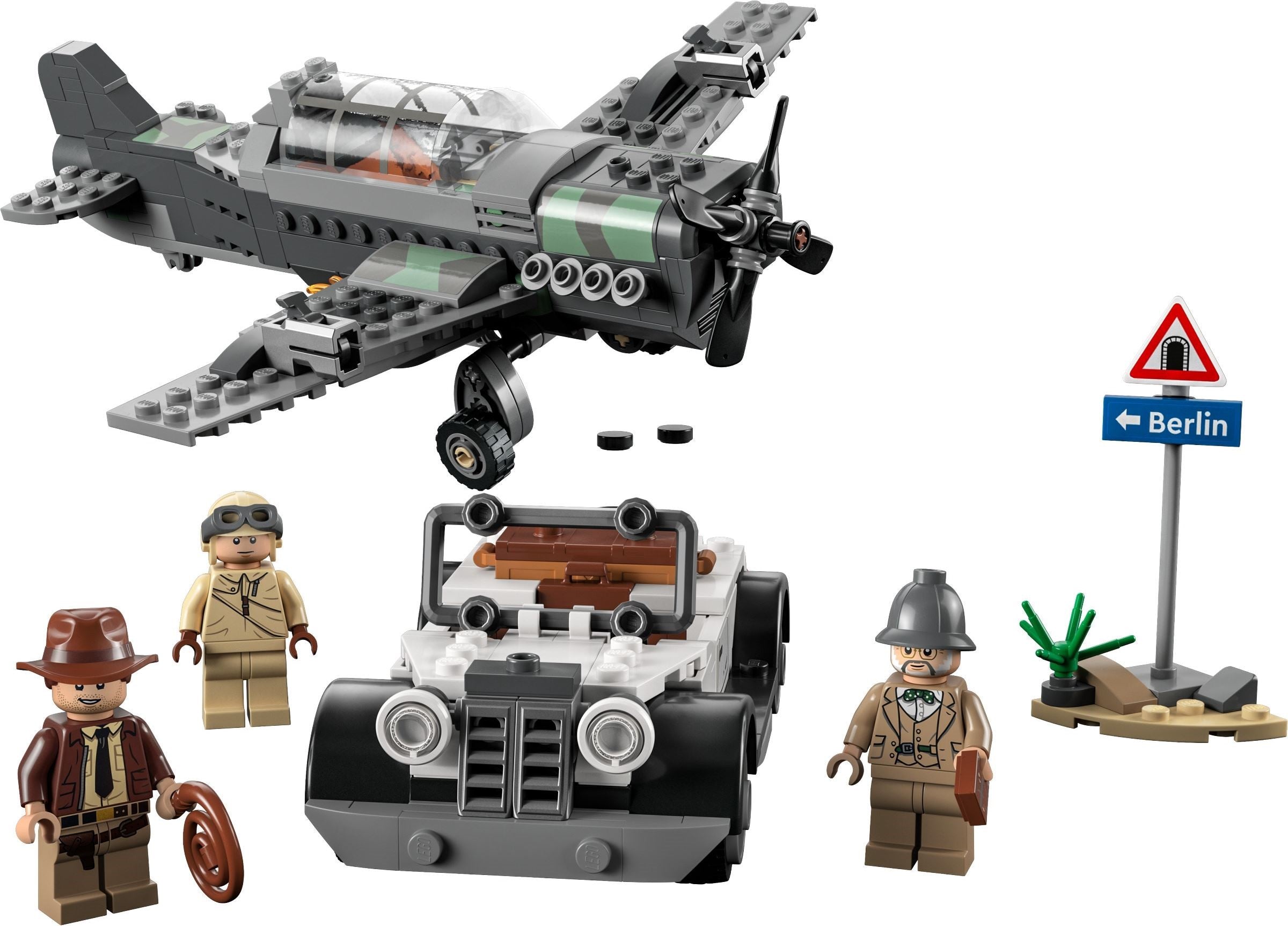 LEGO® escape from the fighter plane