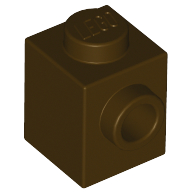 LEGO Bricks (modified) - 1 x 1 with a side nub