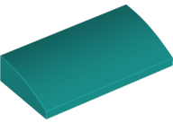 LEGO Dachsteine (modifiziert) - 2 x 4 x 2/3 mit unteren Noppen (gebogen)
