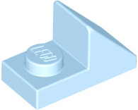 LEGO roof stones (modified) - sloping 2 x 1 with 2/3 neckline (45 °)