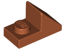 LEGO roof stones (modified) - sloping 2 x 1 with 2/3 neckline (45 °)