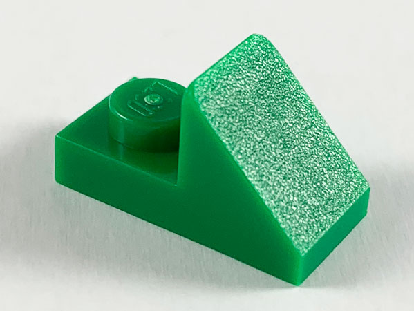 LEGO roof stones (modified) - sloping 2 x 1 with 2/3 neckline (45 °)