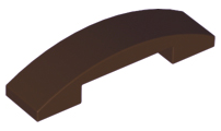 LEGO Slopes (modified) - Slanted curved 4 x 1 x 2/3 double