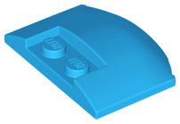 LEGO Plates (modified) - wedge 3 x 4 x 2/3 (triple curved)