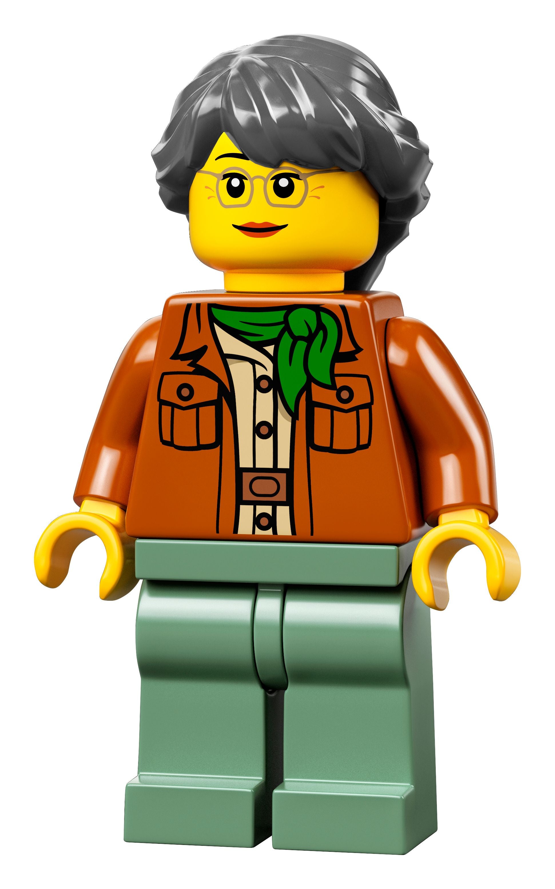LEGO Minifigur Misako - Legacy, Dark Orange Jacket – Ninjago (njo0665) – neu