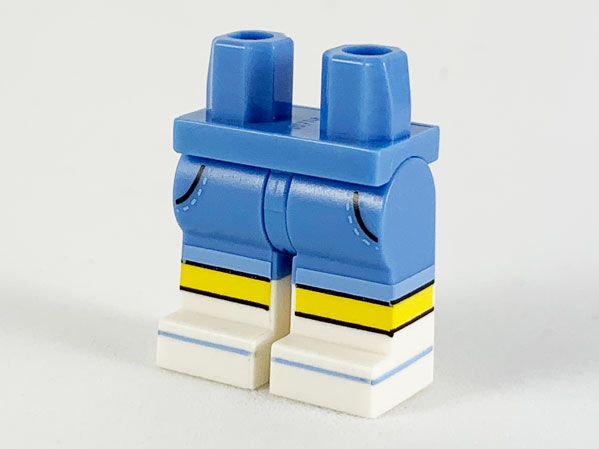 LEGO Minifigures Legs & Skirts - Blue hips with white shoes