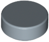 LEGO Tiles (modified) - 1 x 1 (rounded)