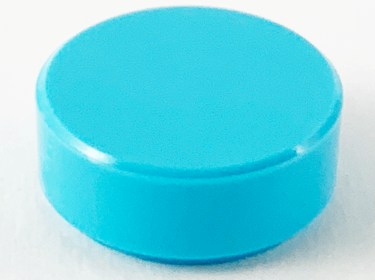 LEGO Tiles (modified) - 1 x 1 (rounded)