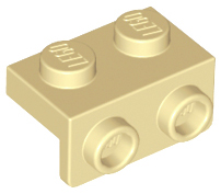 Lego plates (angle) - 1 x 2 on 1 x 2