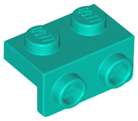 Lego plates (angle) - 1 x 2 on 1 x 2