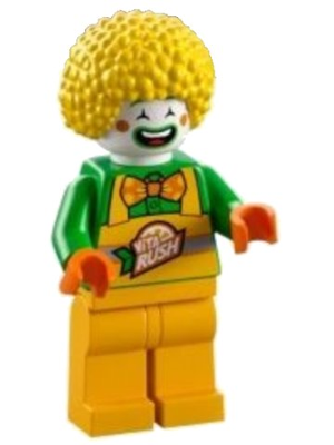 LEGO City Minifigure - Citrus the Clown (yellow hair)
