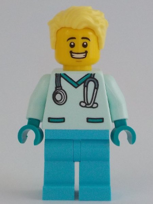 LEGO Ctiy Minifigure - Dr. Spetzel