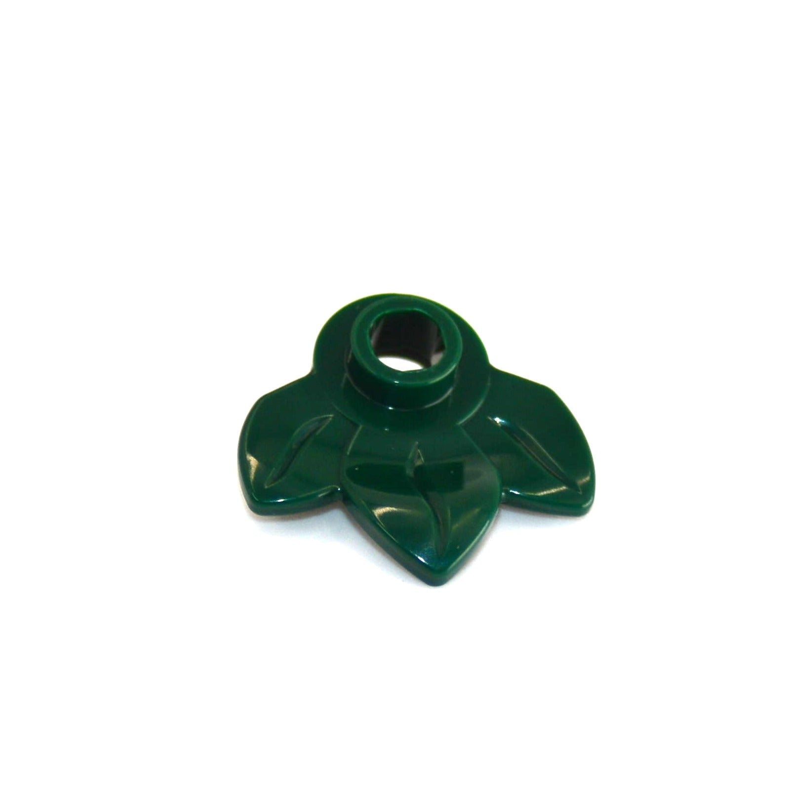 LEGO plant round plate 1 x 1 with 3 leaves (32607) - choice of colors - 24 colors