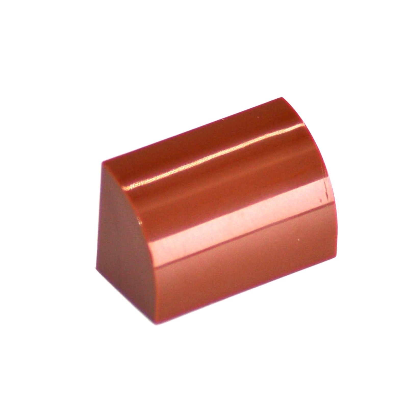 LEGO Brick modified 1 x 2 x 1 without knobs, curved top (37352)