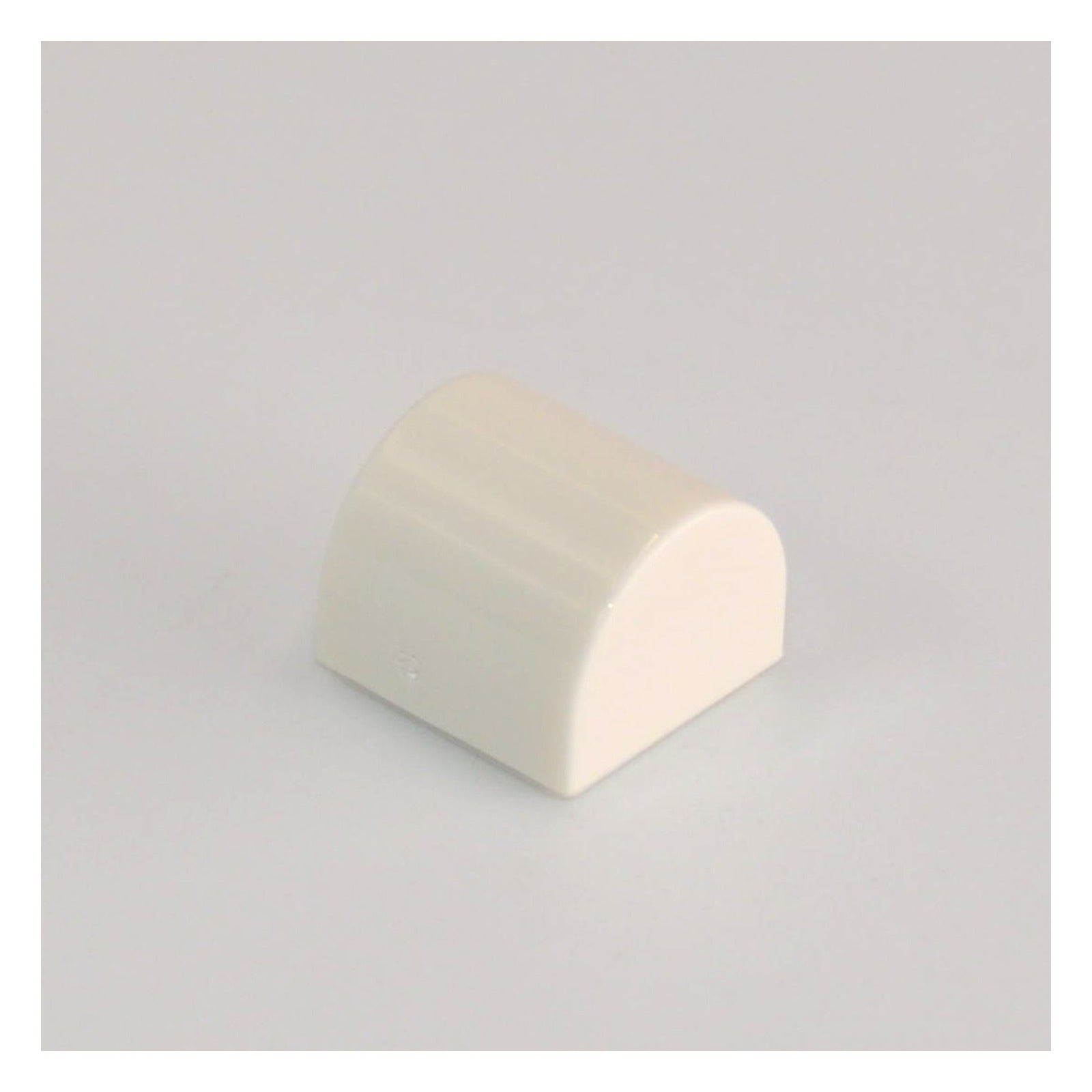 LEGO Brick modified 1 x 1 x 2/3 without knobs, curved top (49307)
