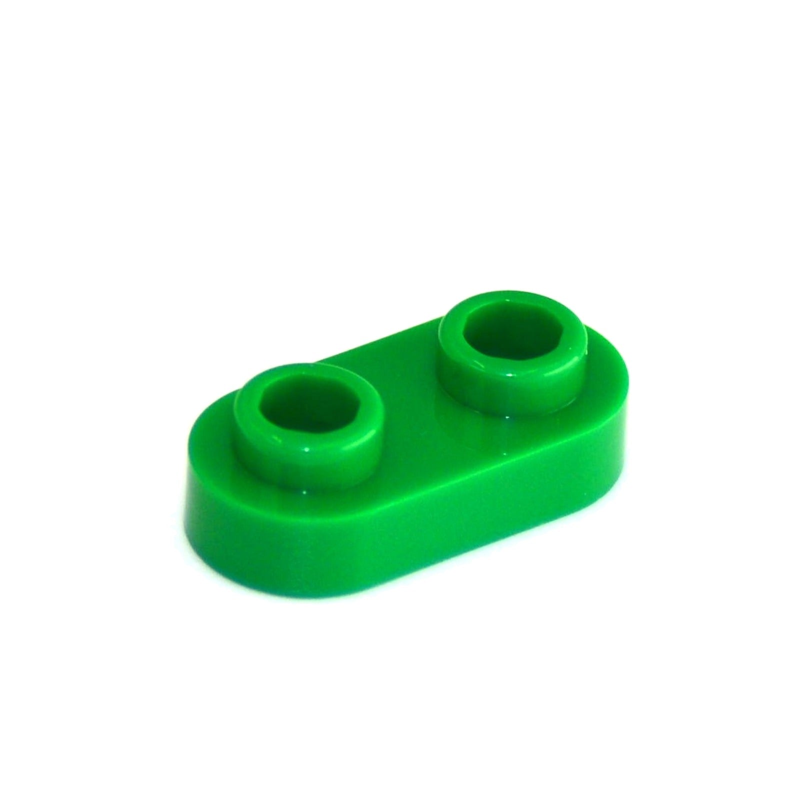 LEGO Platte modifiziert 1 x 2 abgerundet mit 2 offenen Noppen (35480)