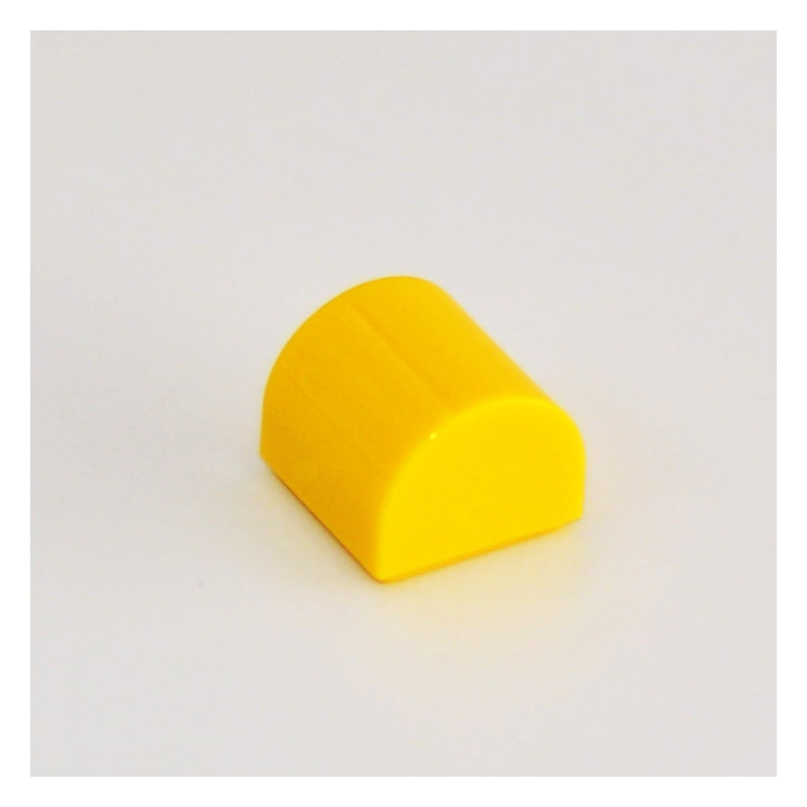 LEGO Brick modified 1 x 1 x 2/3 without knobs, curved top (49307)
