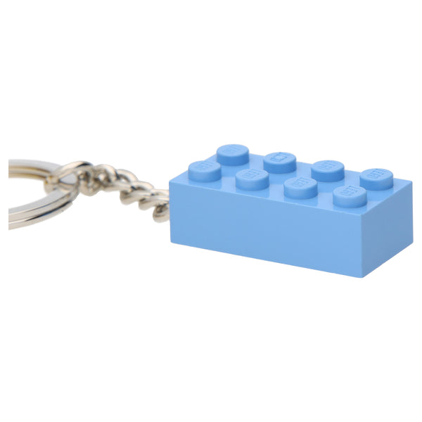 LEGO keychain (stones) - 2 x 4 (medium blue)