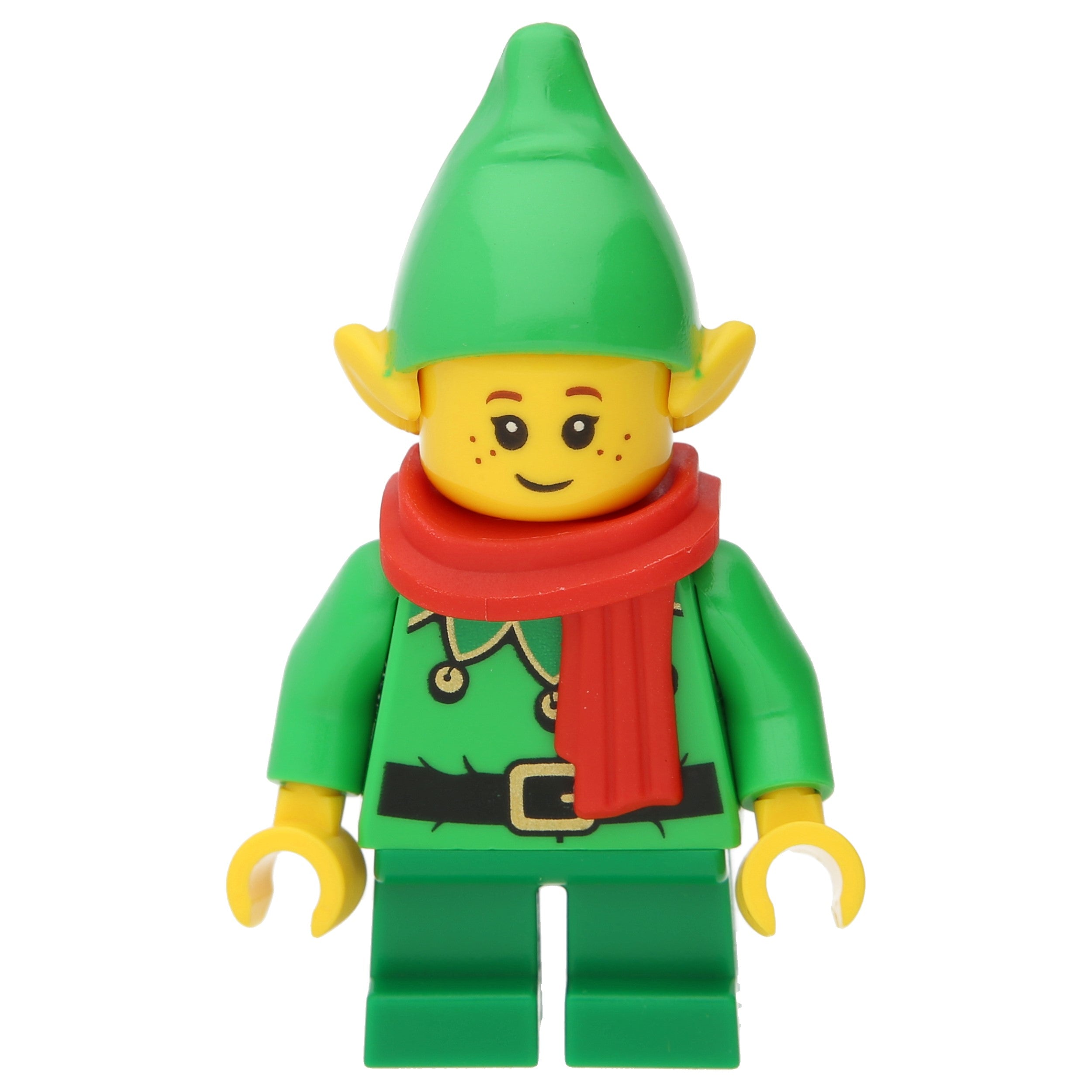 LEGO Minifigures (other) - Eleven with red scarf and green bell sweater