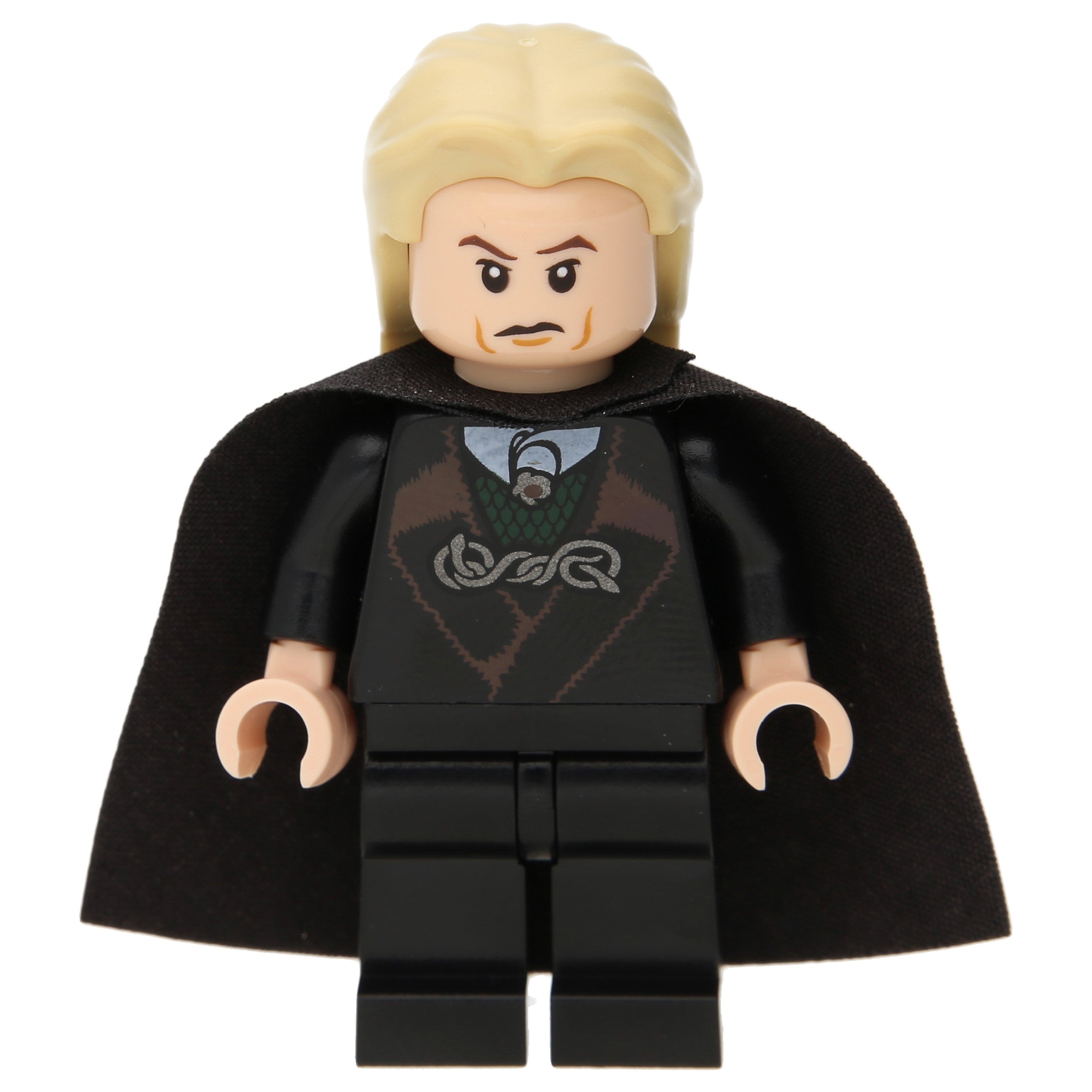LEGO Minifigur Lucius Malfoy mit doppelseitigem Gesicht (einmal mit (hp104)