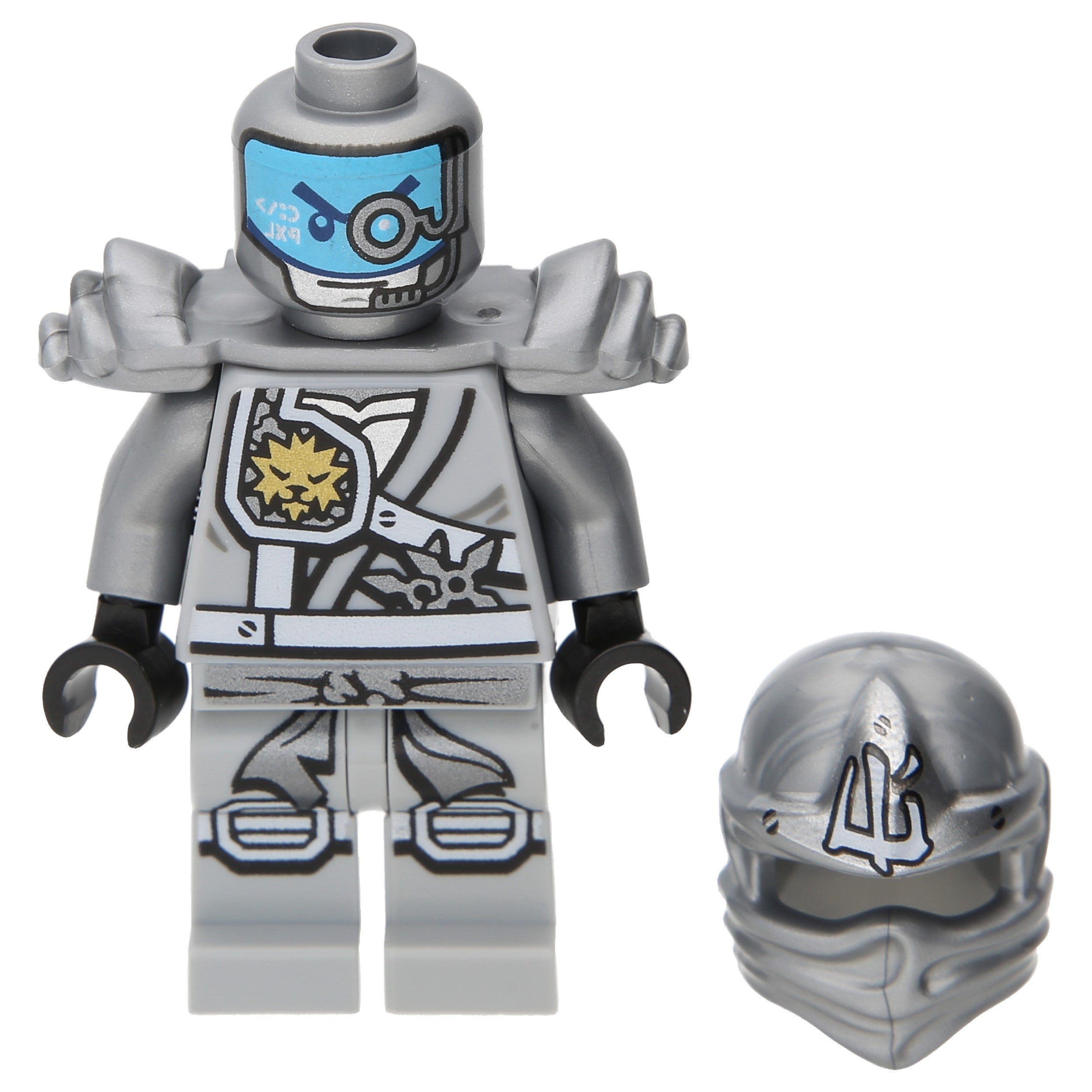 LEGO Ninjago Minifiguren - Titan Ninja Zane mit Schwertscheide
